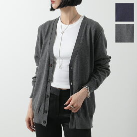 MAISON MARGIELA メゾンマルジェラ カーディガン SI1HA0011 S17783 レディース Vネック カシミヤ ニット ハイゲージ 4ステッチ カラー2色 SI1HA0011S17783511