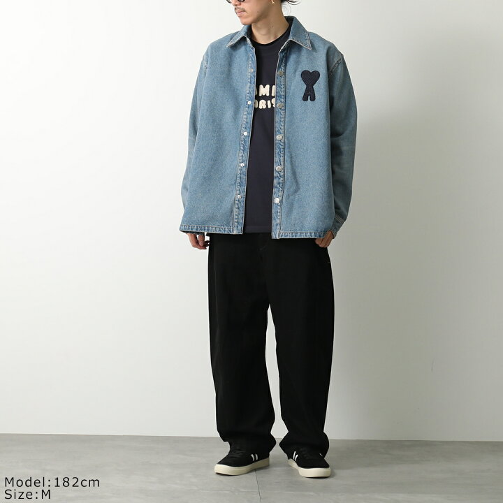 楽天市場】ami paris アミパリス デニム シャツ Ami de Coeur HJK275 