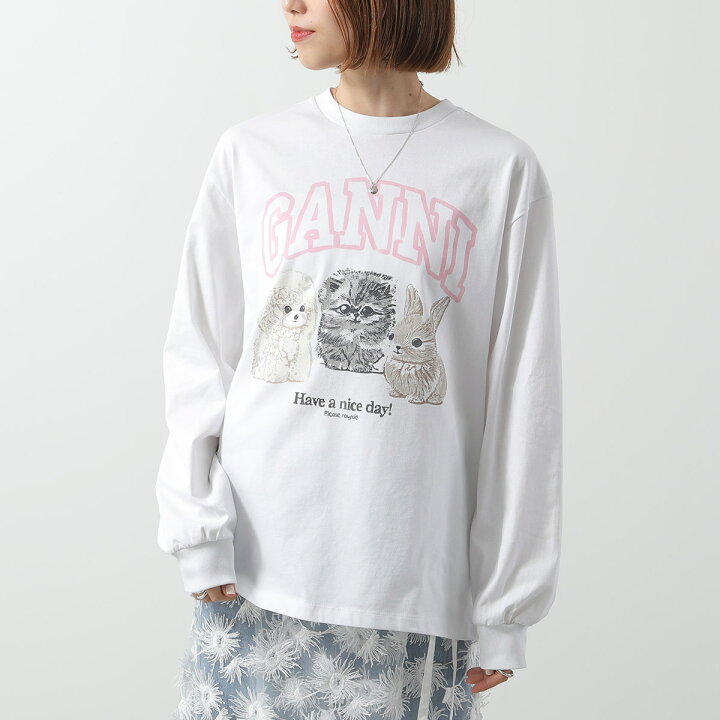 楽天市場】【15％OFFクーポン対象・6/11-1時59分迄】GANNI ガニー 長袖 