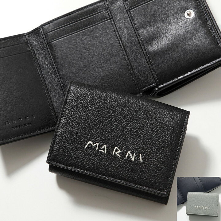 楽天市場】MARNI マルニ 三つ折り財布 PFMI0097U0 P6533 メンズ レザー 
