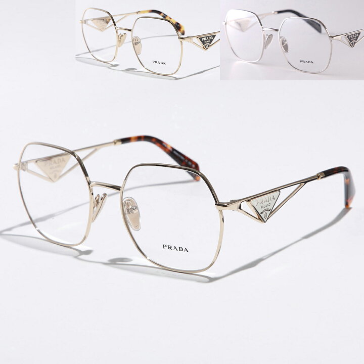 楽天市場】PRADA プラダ メガネ VPR 59Z レディース 細フレーム メタル 