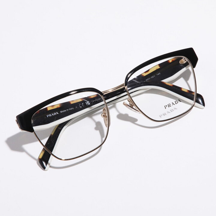 楽天市場】PRADA プラダ メガネ VPR 65Y レディース サーモントブロー 