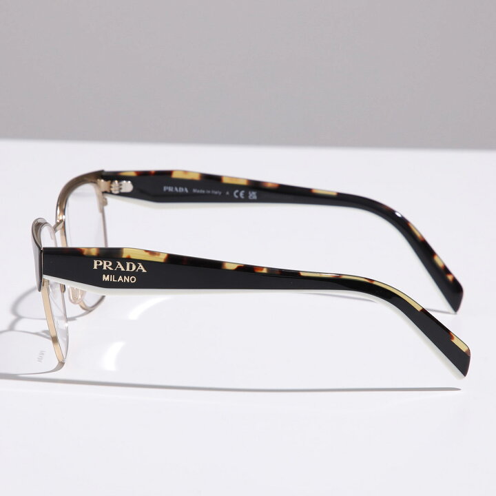 楽天市場】PRADA プラダ メガネ VPR 65Y レディース サーモントブロー 