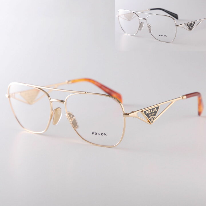 楽天市場】PRADA プラダ メガネ VPR B50 レディース ティアドロップ型  