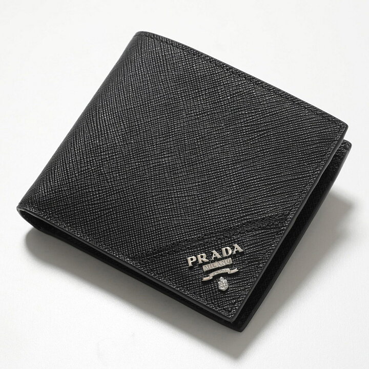 楽天市場】PRADA プラダ 二つ折り財布 SAFFIANO METAL 2MO738 QME 