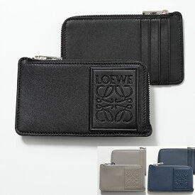 LOEWE ロエベ コインケース カードケース C565Z40X03 C565Z40X05 メンズ サテンカーフ アナグラム レザー フラグメントケース 小銭入れ カラー6色