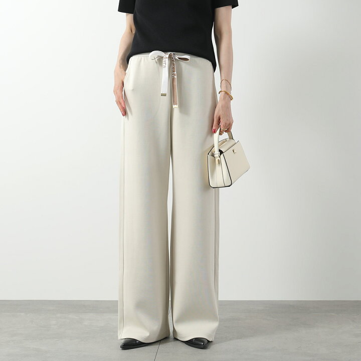 マックスマーラ MAX MARA LEISURE スウェットパンツ イージーパンツ 白  