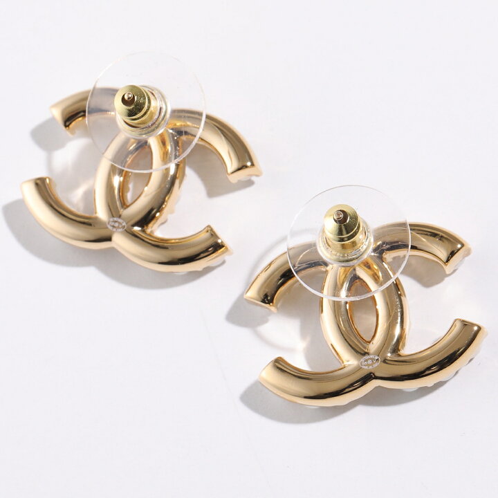 楽天市場】CHANEL シャネル ピアス ABD722 B17215 レディース パール 