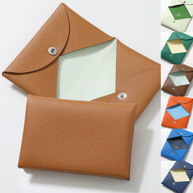 HERMES エルメス カードケース CALVI VERSO カルヴィ ヴェルソ レディース エプソン シェーブル レザー バイカラー パスケース 小物入れ カラー17色
