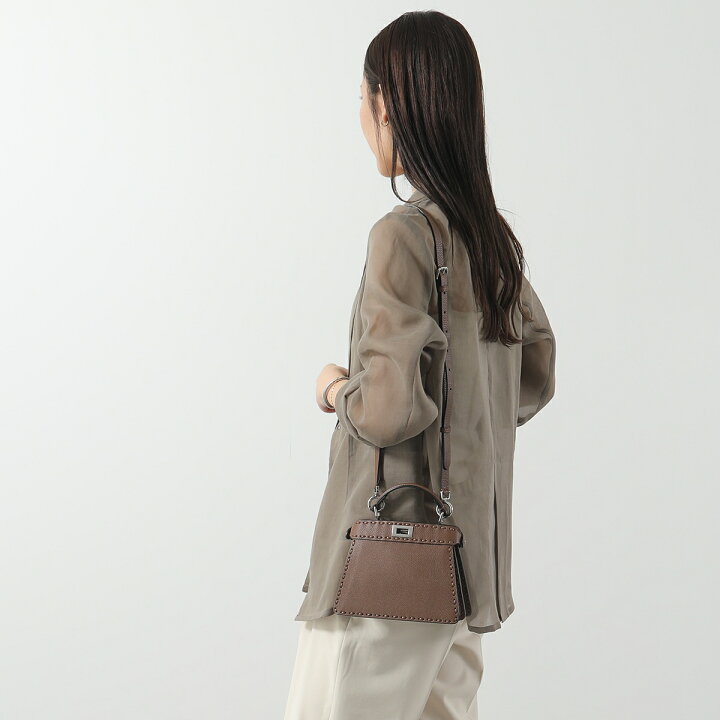 楽天市場】FENDI フェンディ ハンドバッグ PEEKABOO ISeeU PETITE 
