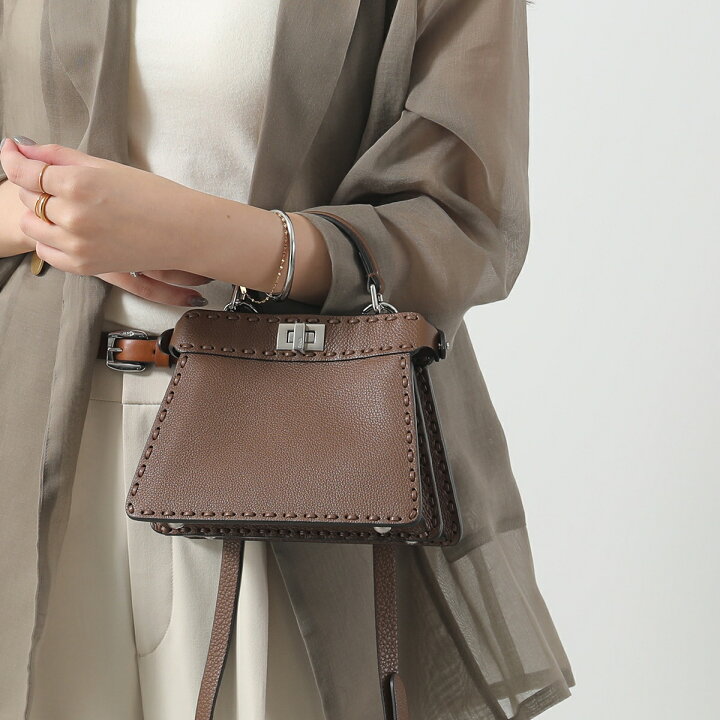 楽天市場】FENDI フェンディ ハンドバッグ PEEKABOO ISeeU PETITE 