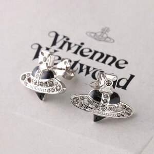 Vivienne Westwood BBAEGXgEbh sAX NEW DIAMANTE HEART 6201033K fB[X I[u n[g NX^ 02P384/PLATINUM/BLACK