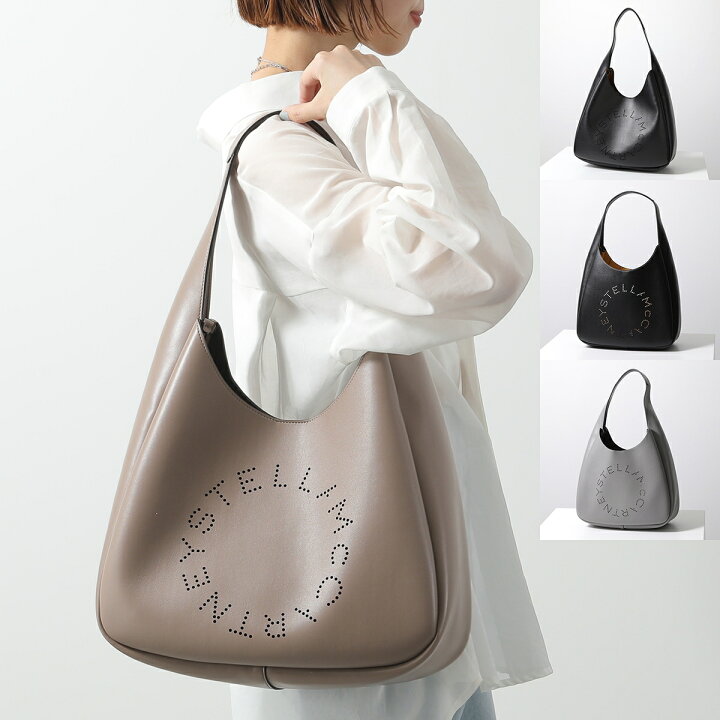 STELLA McCARTNEY トートバッグ パンチングロゴ ホワイト Stella