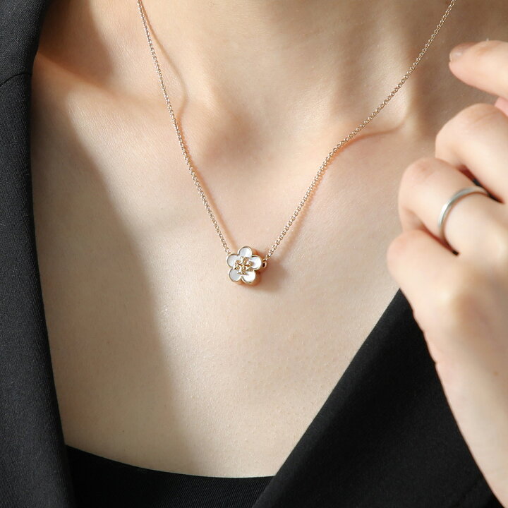 楽天市場】TORY BURCH トリーバーチ ネックレス Kira Flower キラ 