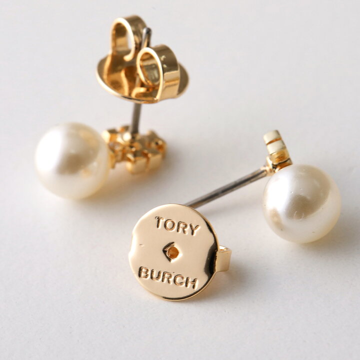 楽天市場】TORY BURCH トリーバーチ ピアス Pearl Stud 171100 