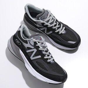 New Balance �j���[�o�����X �X�j�[�J�[ M990BK6 �����Y 990v6 Made in USA �s�b�O�X�L���X�G�[�h FuelCell�N�b�V���� ENCAP�~�b�h�\�[�� D�E�B�Y �V���[�Y �C �u���b�N