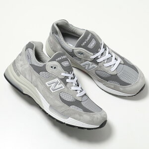 New Balance �j���[�o�����X �X�j�[�J�[ U992GY �����Y ���[�J�b�g �X�G�[�h�I�[�o�[���C ���b�V���A�b�p�[ Made in USA 992 Core �C