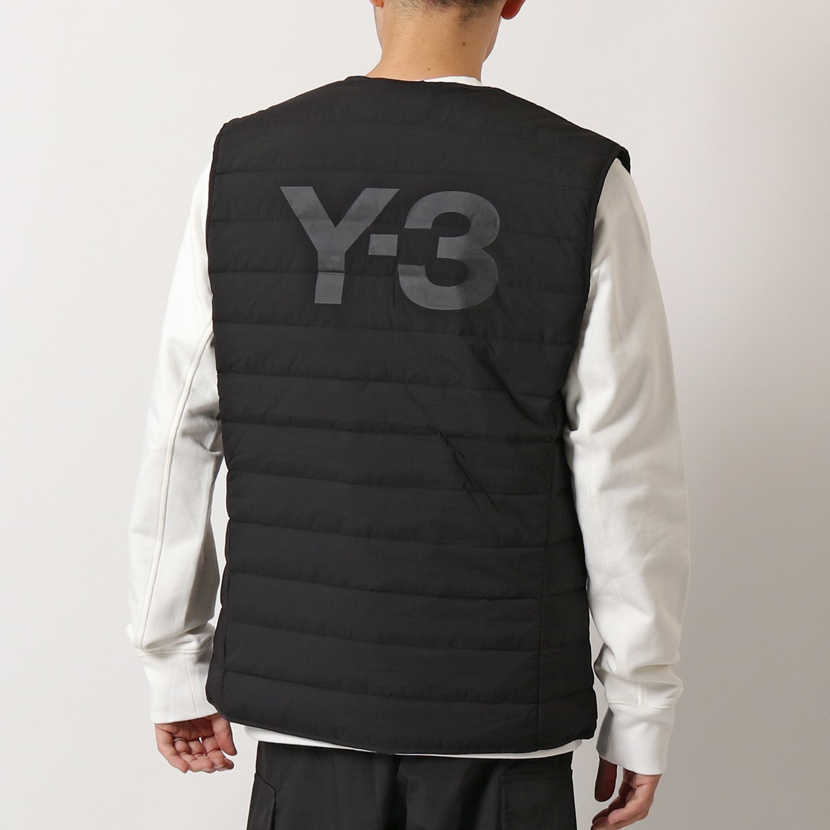 Y-3 ワイスリー adidas アディダス YOHJI YAMAMOTO GK4577 ダウンベスト ロゴ BLACK メンズ |  インポートセレクト musee