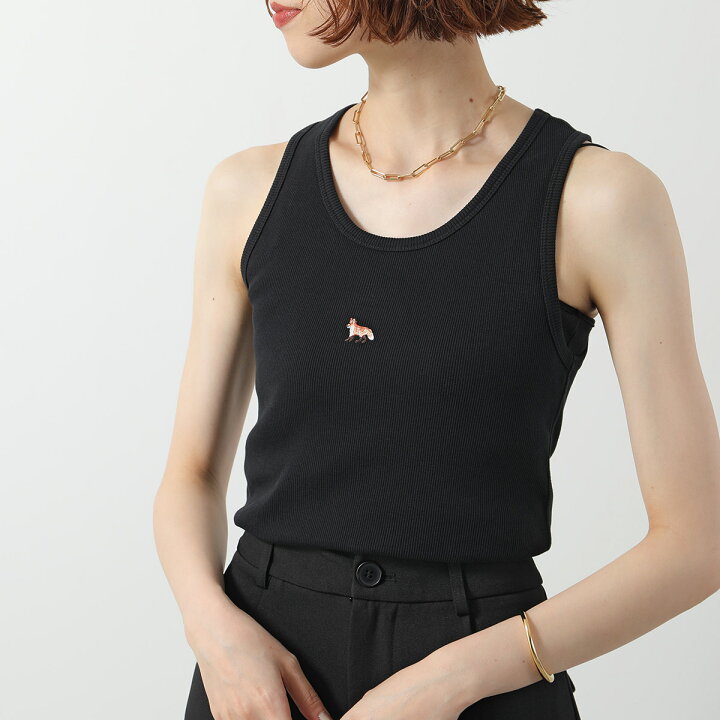 楽天市場】MAISON KITSUNE メゾンキツネ タンクトップ BABY FOX RIBBED 