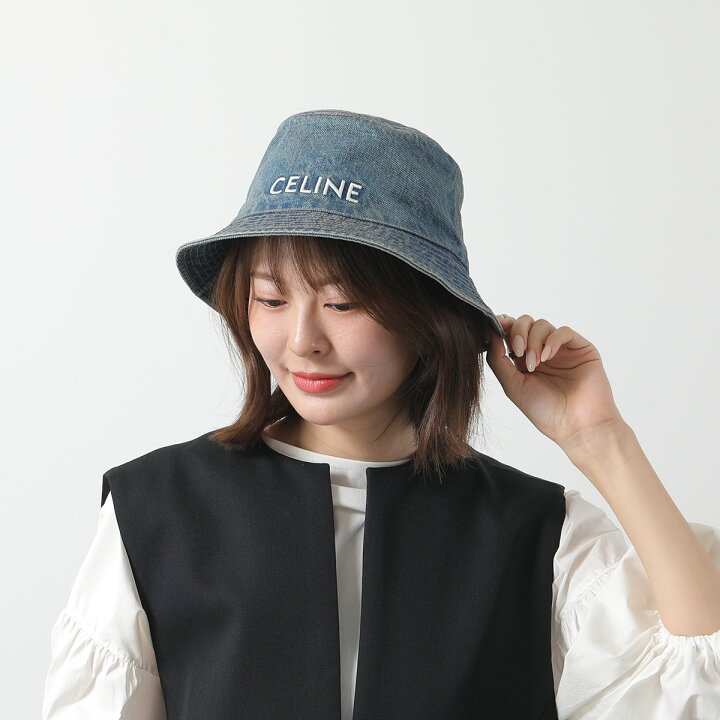 楽天市場】CELINE セリーヌ バケットハット 2AUO8930F.07UW レディース 
