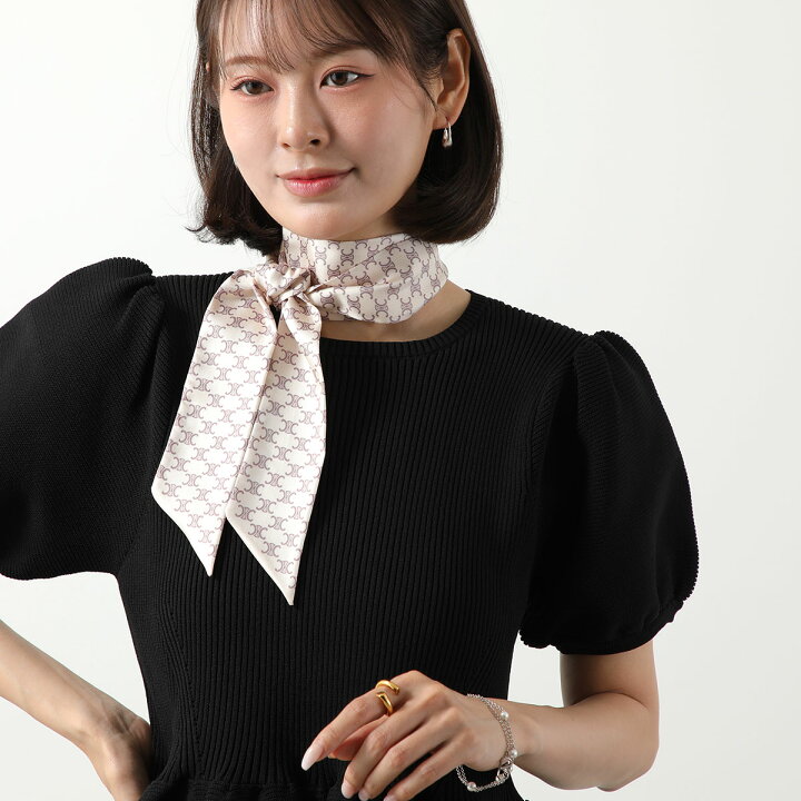 楽天市場】CELINE セリーヌ スカーフ Lavalliere ラヴァリエール 