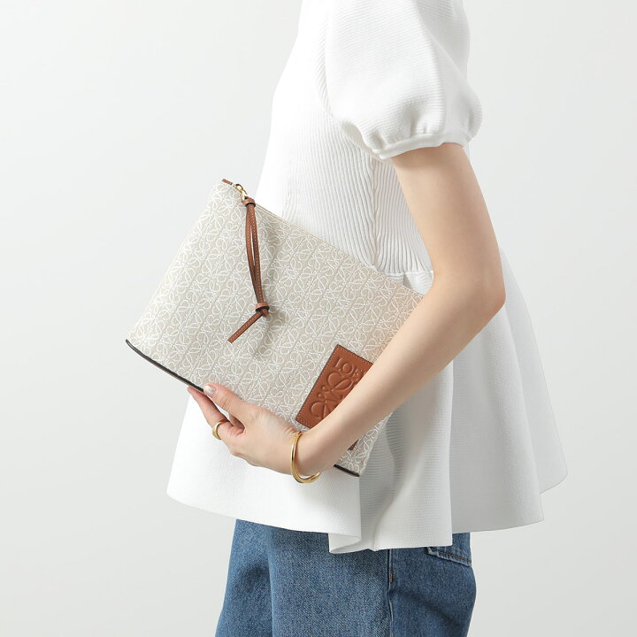楽天市場】LOEWE ロエベ クラッチバッグ OBLONG POUCH オブロング 