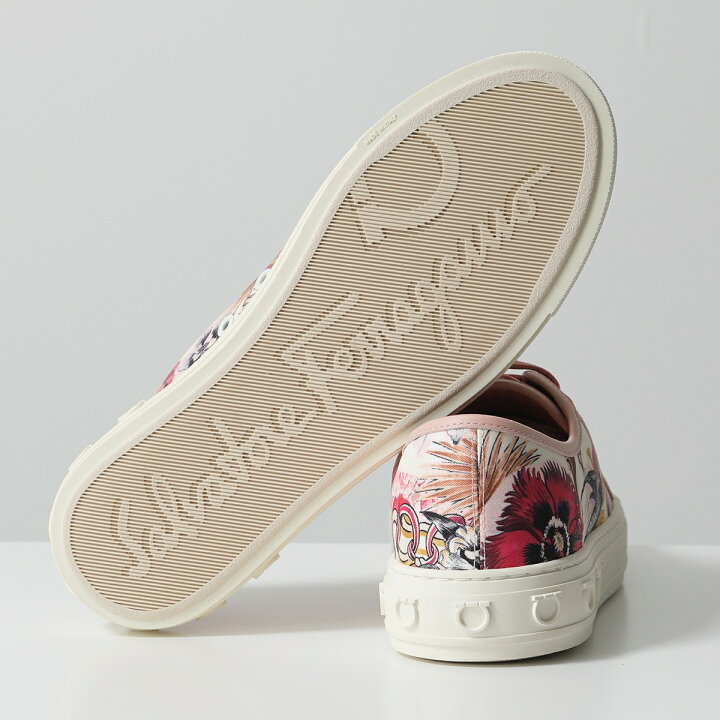 楽天市場】FERRAGAMO フェラガモ スニーカー 0737448 BORG PRINT 