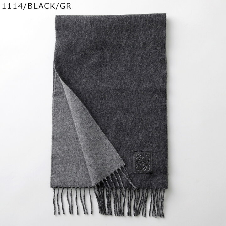 LOEWE ロゴジャカード スカーフ ベージュ＆グレー ロエベ LOEWE  