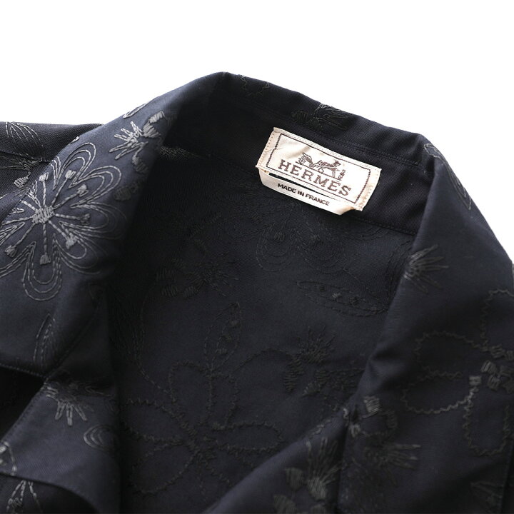 楽天市場】HERMES エルメス 半袖シャツ Fleurs technique short-sleeve 