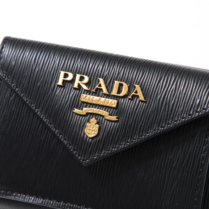 楽天市場】PRADA プラダ 三つ折り財布 1MH021 2B6P レディース