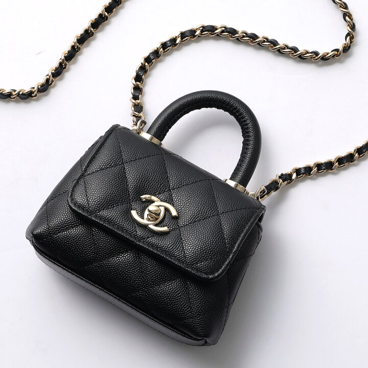 楽天市場】CHANEL シャネル ショルダーバッグ マイクロミニ ココ 