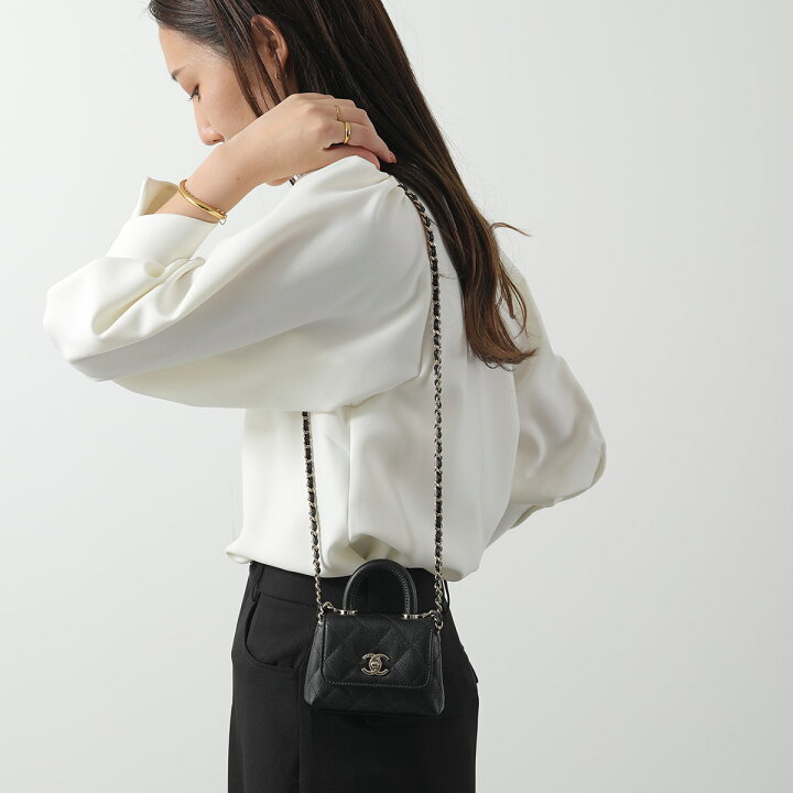 楽天市場】 CHANEL シャネル ショルダーバッグ マイクロミニ ココ 