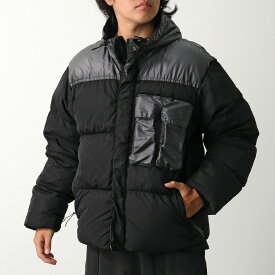 C.P.COMPANY シーピーカンパニー ダウンジャケット Eco-Chrome R エコ クローム 17CMOW032A 006369M メンズ ゴーグルジャケット フード付き スタンドカラー ロゴ 999