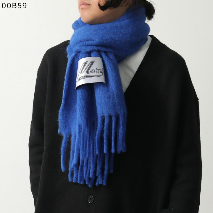 楽天市場】MARNI マルニ マフラー ASZC0005A0 UTW918 メンズ アルパカ  