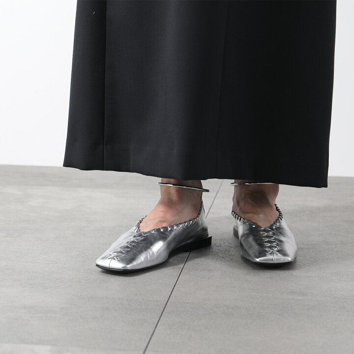 楽天市場】 JIL SANDER ジルサンダー フラットシューズ Ring ballerina 
