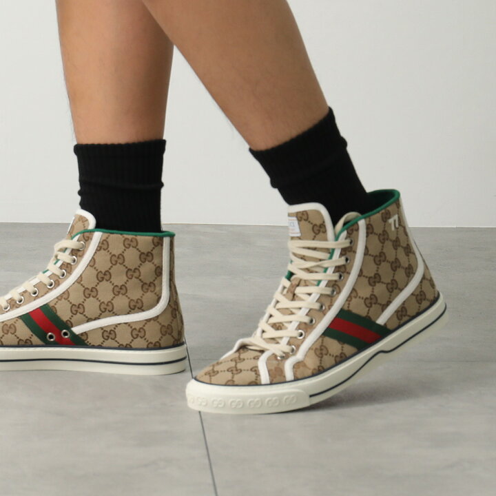 楽天市場】GUCCI グッチ スニーカー テニス 1977 625807 HVK70 メンズ 