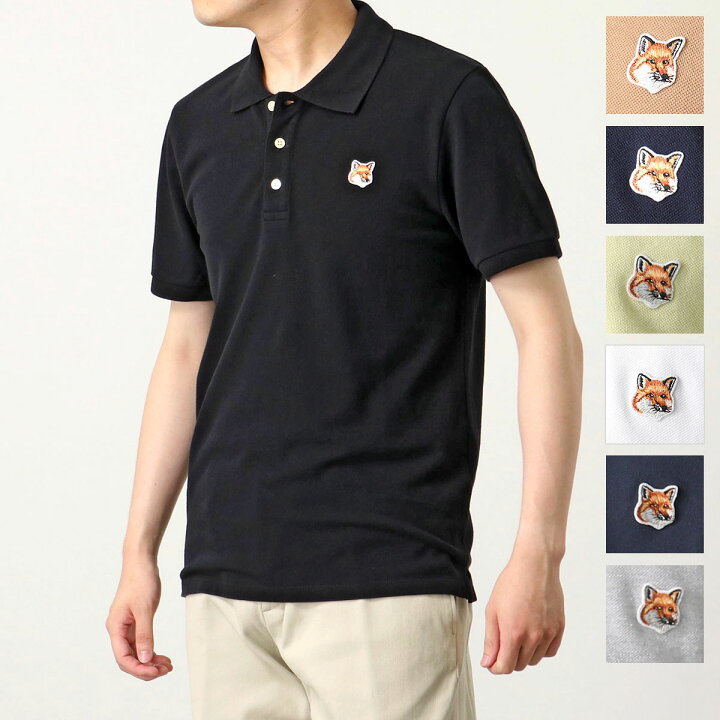 楽天市場】MAISON KITSUNE メゾンキツネ ポロシャツ FOX HEAD 
