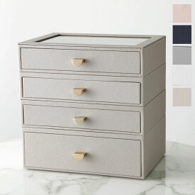 STACKERS スタッカーズ ジュエリーボックス Classic Drawers 4 set クラシック ドロワー 4セット レディース 引き出し カスタマイズ アクセサリーケース 小物入れ カラー6色