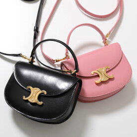 CELINE セリーヌ ショルダーバッグ Mini Besace Clea ミニ ブザス クレア 10L063ETZ.24OS 10L063ETZ.38NO レディース Triomphe トリオンフ レザー ミニバッグ 鞄 カラー2色