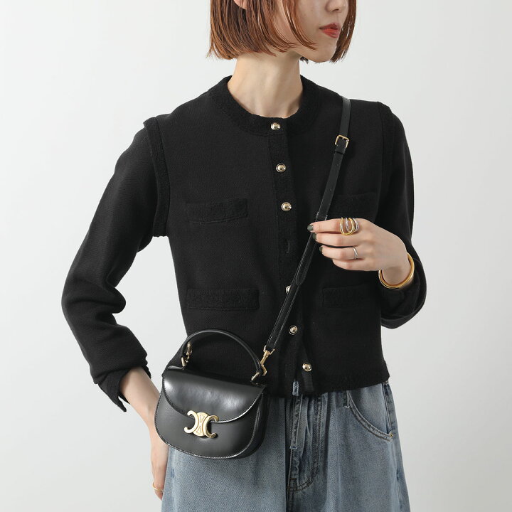 楽天市場】CELINE セリーヌ ショルダーバッグ Mini Besace Clea ミニ 