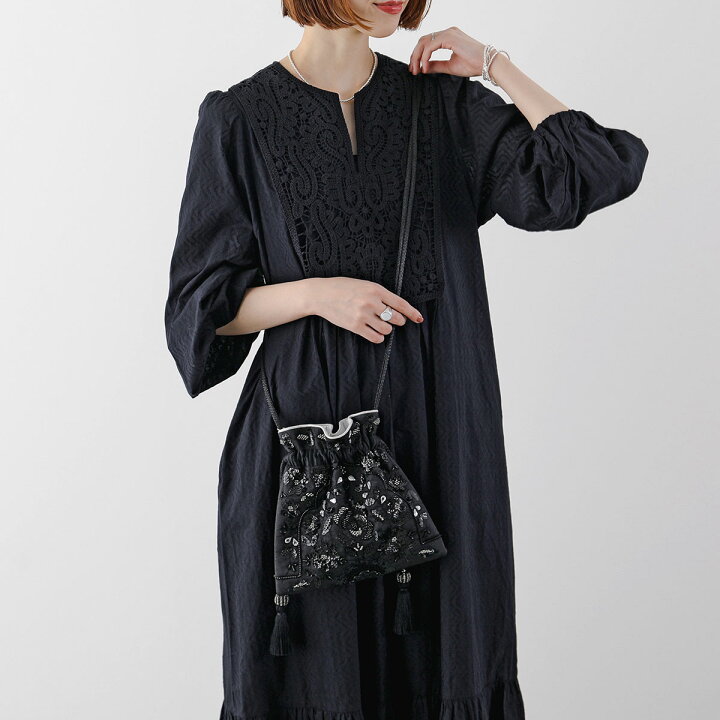 楽天市場】ne Quittez pas ヌキテパ ショルダーバッグ Embroidery 