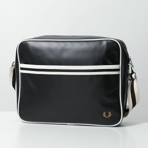 FRED PERRY �t���b�h�y���[ �V�����_�[�o�b�O CLASSIC SHOULDER L8257 �����Y ���f�B�[�X ���S �X�N�G�A �N���X�{�f�B �� D57/BLACK-ECRU�ydc_kikaku�z