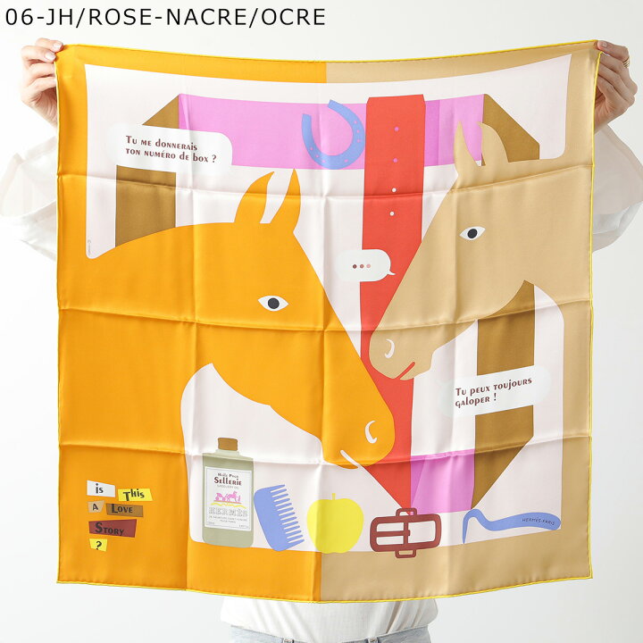 楽天市場】HERMES エルメス スカーフ CARRE カレH 70×70 H984043S  