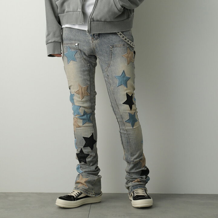 楽天市場】GUAPI グアピ ジーンズ Powder Blue Vintage Stars Denim 