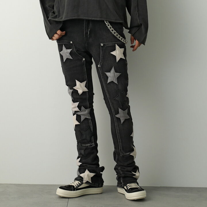 楽天市場】GUAPI グアピ ジーンズ Obsidian Black Vintage Stars Denim 