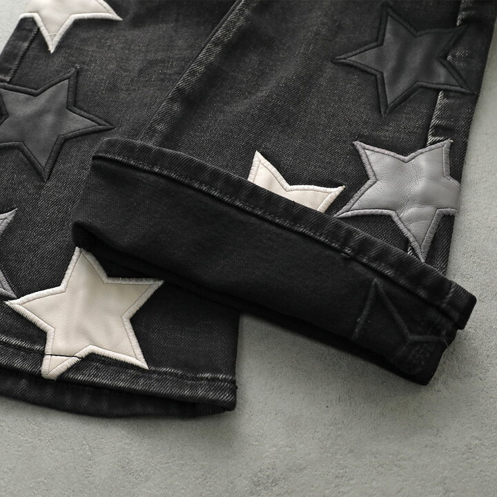 楽天市場】GUAPI グアピ ジーンズ Obsidian Black Vintage Stars Denim 