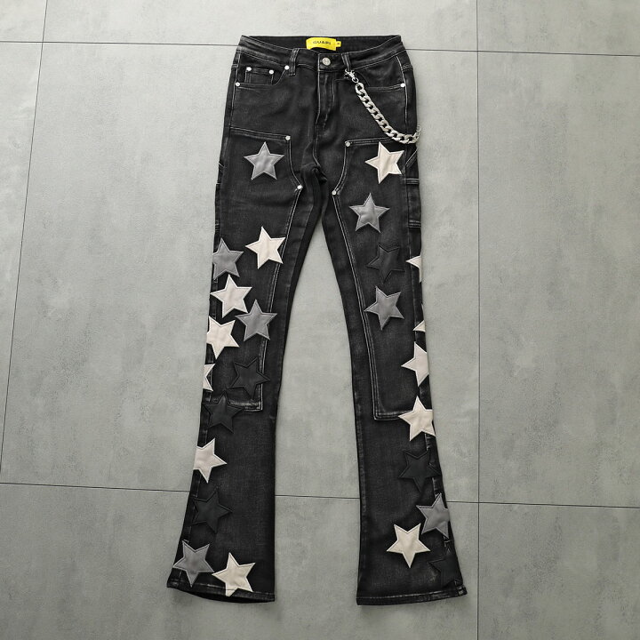 楽天市場】GUAPI グアピ ジーンズ Obsidian Black Vintage Stars Denim 