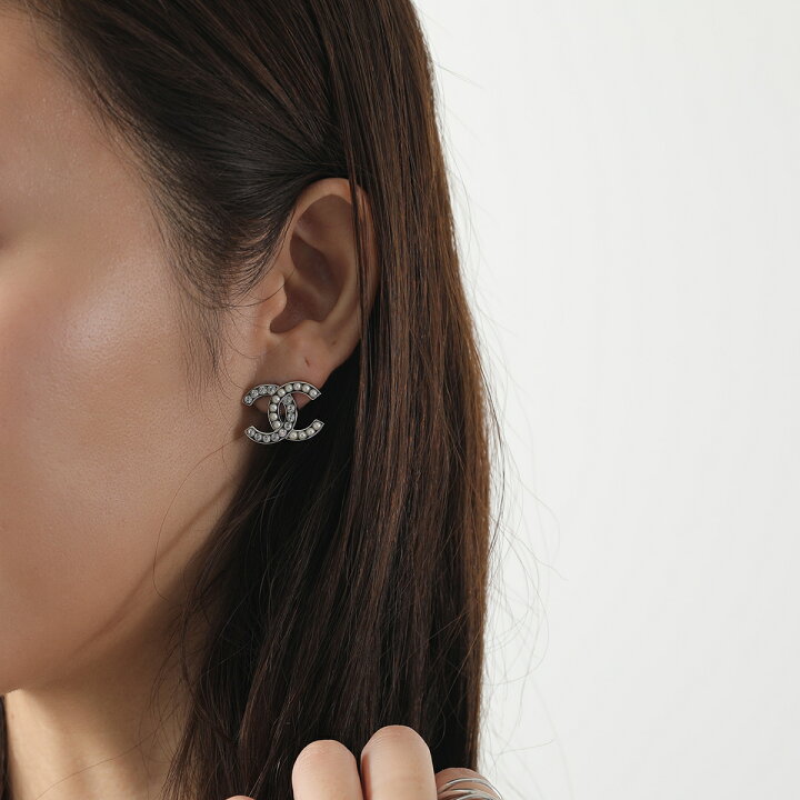 楽天市場】CHANEL シャネル ピアス ABG201 B21707 レディース ココ 