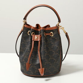 CELINE セリーヌ ハンドバッグ Teen Bucket Clara ティーン バケット クララ 121672CAS.04LU レディース トリオンフキャンバス ショルダー 鞄 TAN