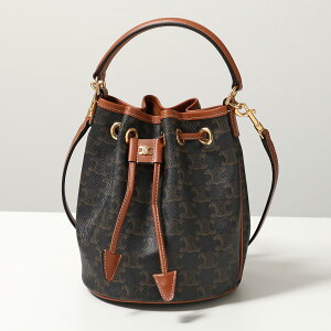 CELINE �Z���[�k �n���h�o�b�O Teen Bucket Clara �e�B�[�� �o�P�b�g �N���� 121672CAS.04LU ���f�B�[�X �g���I���t�L�����o�X �V�����_�[ �� TAN